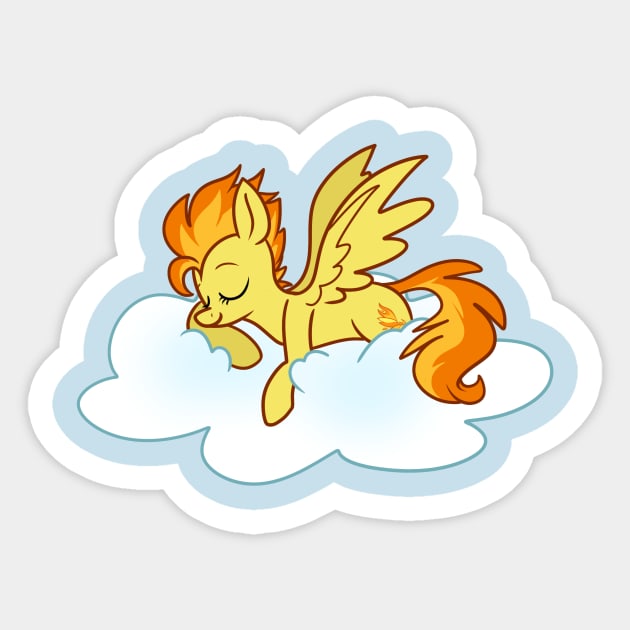 Spitfire Sticker by SquirrelSphere